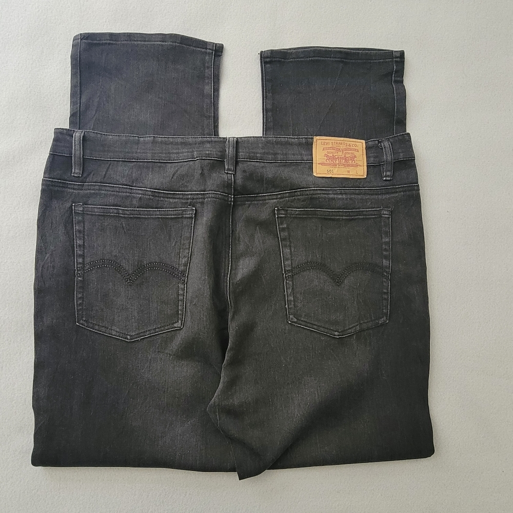 Levi's 501 Original Fit Men's Jeans - Black - Size 44x31